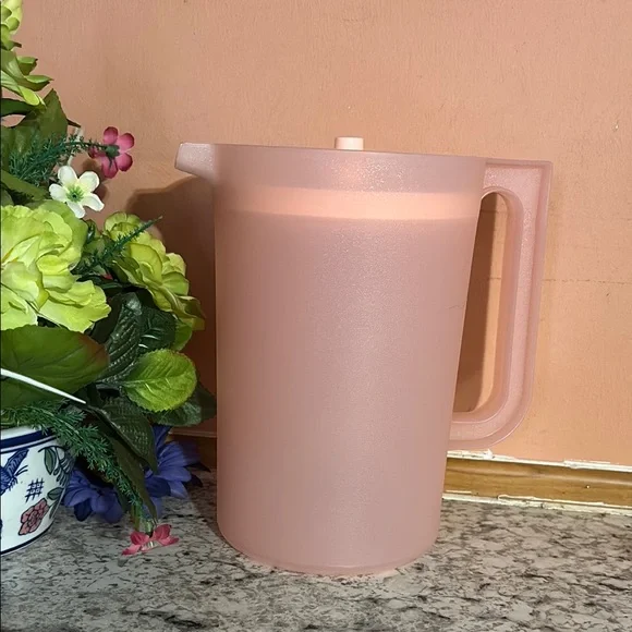 Pink Plastic Pitcher - Picture 1 of 7